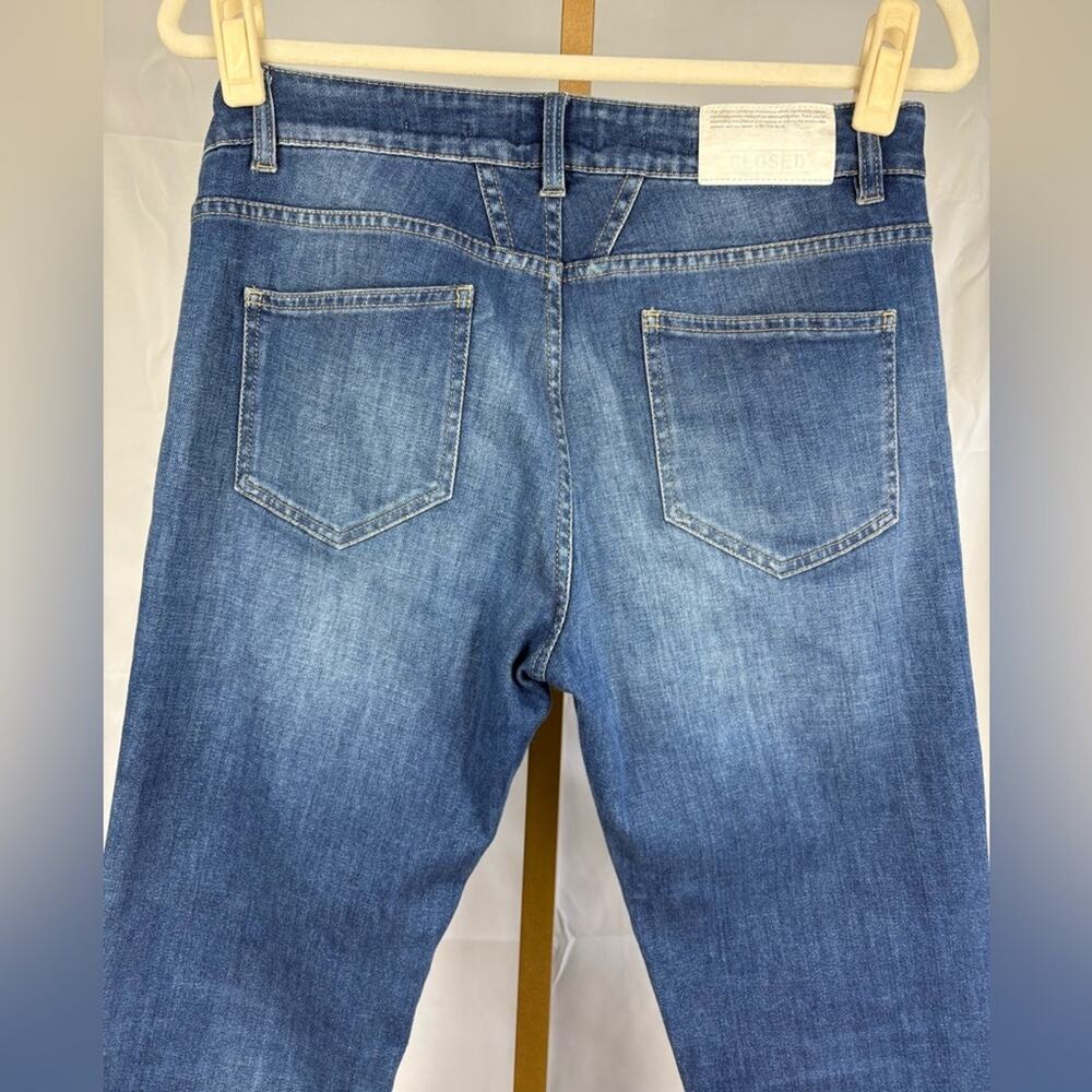 Closed Jeans Distressed Ankle Skinny High Rise Leg Pants size 29 Italian Denim - Picture 3 of 9